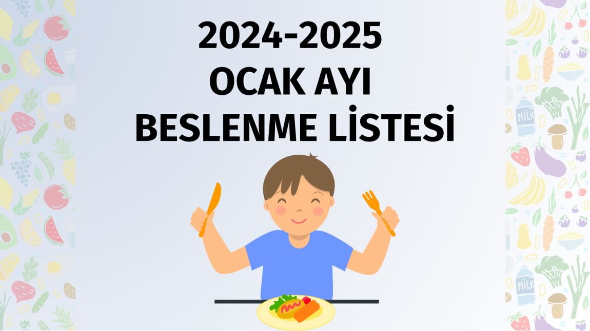 OCAK AYI BESLENME LİSTESİ